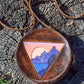 Tooled Leather Round Bag, Canteen Purse